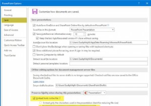PowerPoint में फोंट कैसे एम्बेड करें