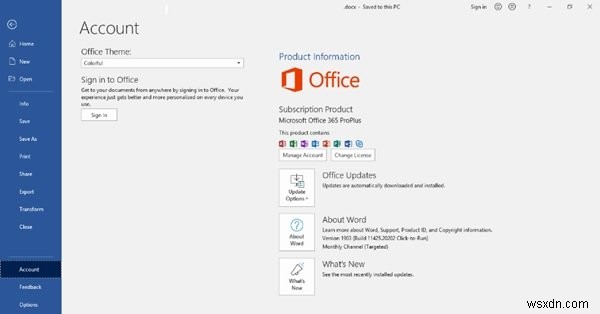 यदि Microsoft Office सक्रिय या बिना लाइसेंस के नहीं है तो क्या होगा?