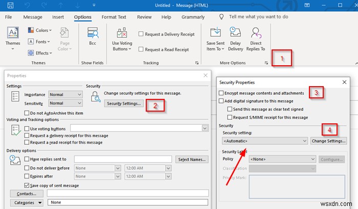 Microsoft Outlook ऐप और Outlook.com में ईमेल कैसे एन्क्रिप्ट करें