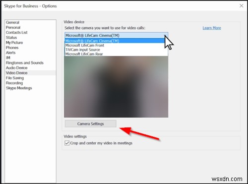 व्यवसाय के लिए Skype में ऑडियो और वीडियो सेटिंग कैसे बदलें 
