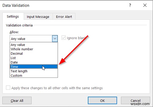 Microsoft Excel में सेल में डेटा सत्यापन कैसे लागू करें 