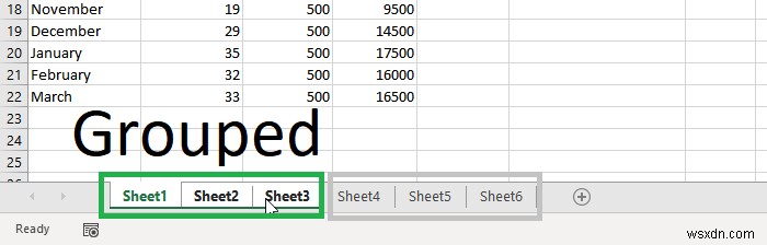 एक्सेल में वर्कशीट को कैसे ग्रुप करें 