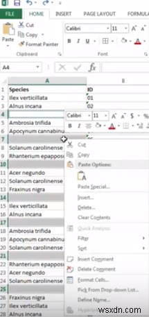 Microsoft Excel स्प्रैडशीट से रिक्त कक्षों को कैसे निकालें 