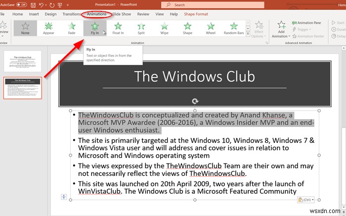 PowerPoint प्रस्तुतियों में टेक्स्ट को मंद कैसे करें 