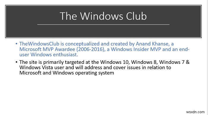 PowerPoint प्रस्तुतियों में टेक्स्ट को मंद कैसे करें 