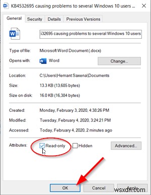 माइक्रोसॉफ्ट वर्ड विंडोज़ 11/10 में रीड-ओनली मोड में फाइलें खोलता है 