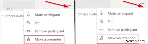 Microsoft Teams Meeting में भागीदार की भूमिका कैसे बदलें 