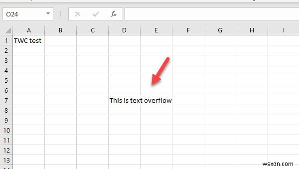 एक्सेल में टेक्स्ट ओवरफ्लो को कैसे रोकें 