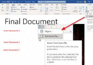 एकाधिक वर्ड दस्तावेज़ों को कैसे मर्ज करें 
