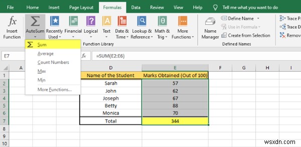 Microsoft Excel में सूत्र और कार्य कैसे सम्मिलित करें