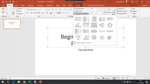 शुरुआती के लिए Microsoft PowerPoint ट्यूटोरियल 