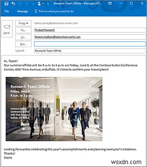 Microsoft आउटलुक ईमेल संदेशों को विकलांग लोगों के लिए सुलभ बनाएं 