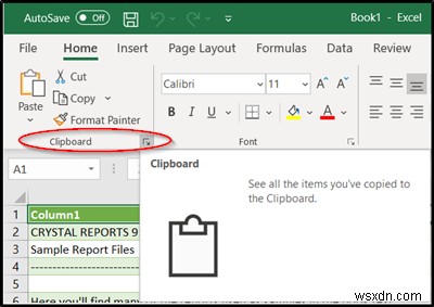 Excel, Word या PowerPoint में क्लिपबोर्ड को कैसे साफ़ करें 