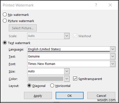 वर्ड डॉक्यूमेंट में वॉटरमार्क कैसे डालें 