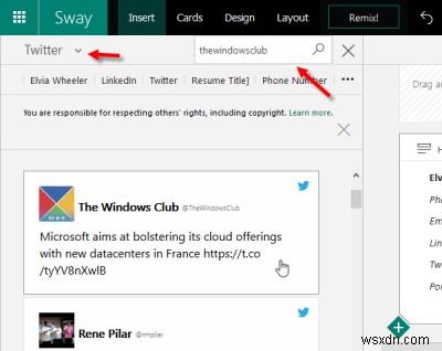 रिपोर्ट और प्रस्तुतियाँ बनाने में आपकी मदद करने के लिए Microsoft Office Sway ऑनलाइन ट्यूटोरियल 