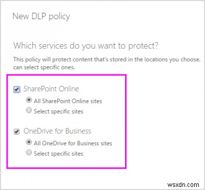 Microsoft 365 में डेटा हानि निवारण नीतियां (DLP) 