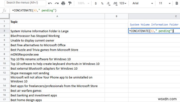 Excel में कक्षों की श्रेणी में उपसर्ग या प्रत्यय कैसे जोड़ें 