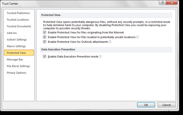 माइक्रोसॉफ्ट ऑफिस में प्रोटेक्टेड व्यू को डिसेबल कैसे करें 