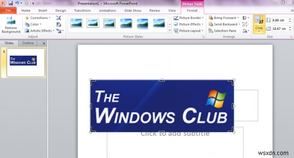 Microsoft PowerPoint का उपयोग करके छवियों को कैसे क्रॉप करें