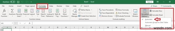 Microsoft Excel सूत्र स्वचालित रूप से अपडेट नहीं हो रहे हैं 