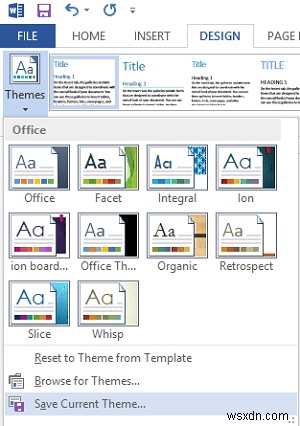 अनुकूलित करें, Microsoft Office में थीम रंग बदलें, डिफ़ॉल्ट फ़ॉन्ट