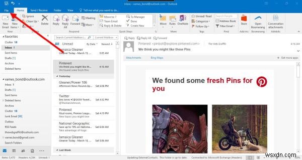 ईमेल संदेशों को Microsoft Outlook में पढ़ें के रूप में तुरंत कैसे चिह्नित करें 