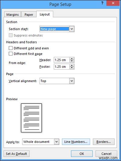 माइक्रोसॉफ्ट वर्ड दस्तावेज़ में लाइन नंबर कैसे जोड़ें