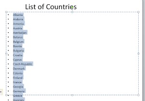 PowerPoint में एकल स्लाइड में लंबी सूचियां कैसे दिखाएं