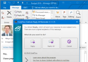 रिप्लाई ऑल रिमाइंडर प्लगइन का उपयोग करके आउटलुक में सभी को स्वचालित रूप से उत्तर दें