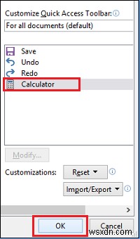 एक्सेल क्विक एक्सेस टूलबार में विंडोज कैलकुलेटर कैसे जोड़ें 