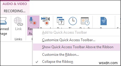 OneNote के साथ ऑडियो या वीडियो कैसे रिकॉर्ड करें