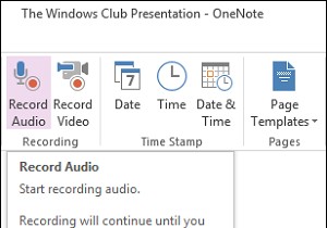 OneNote के साथ ऑडियो या वीडियो कैसे रिकॉर्ड करें