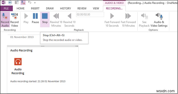 OneNote के साथ ऑडियो या वीडियो कैसे रिकॉर्ड करें