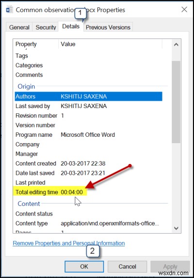 Microsoft Word दस्तावेज़ पर खर्च किए गए कुल संपादन समय का ट्रैक कैसे रखें