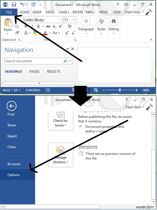 Microsoft Word में डिफ़ॉल्ट फ़ॉन्ट नहीं बदल सकता