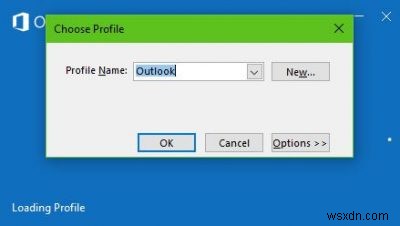 फ़ाइल को Outlook में खोला नहीं जा सकता संदेश - Outlook डेटा फ़ाइल 