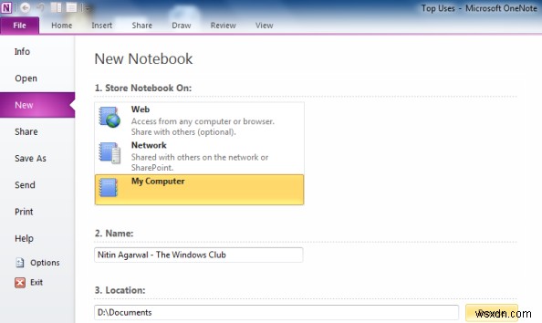 नई नोटबुक कैसे बनाएं और OneNote में पेज कैसे जोड़ें