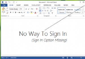 Microsoft Office में साइन इन सुविधा अक्षम है? यहाँ फिक्स है! 