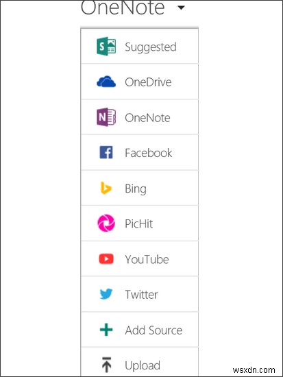 Office Sway में OneNote छवियाँ और वेब एम्बेड कैसे जोड़ें? 