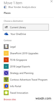 Office 365, SharePoint और OneDrive के बीच फ़ाइलों को कैसे स्थानांतरित करें