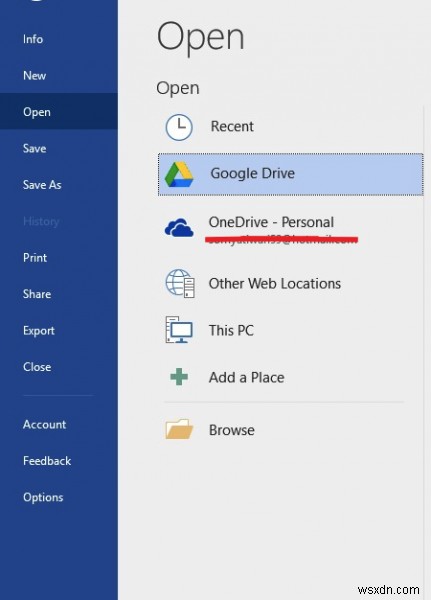 ड्रॉपबॉक्स, गूगल ड्राइव और बॉक्स को माइक्रोसॉफ्ट ऑफिस ऑनलाइन के रूप में जोड़ें स्थानों को बचाएं 