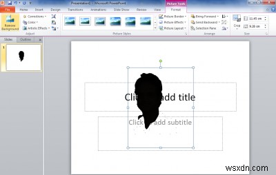 PowerPoint में सिल्हूट कैसे बनाएं 