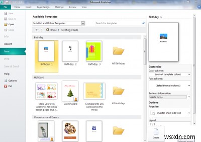 Microsoft Publisher में ग्रीटिंग कार्ड्स कैसे डिज़ाइन करें 