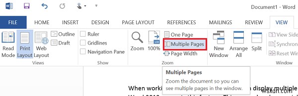 माइक्रोसॉफ्ट वर्ड में एक साथ कई पेज कैसे देखें 