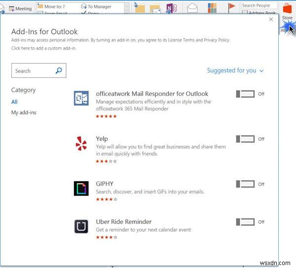 Microsoft Outlook ऐड-इन्स को कैसे सक्षम, अक्षम या निकालें? 