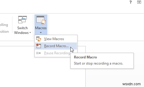 Word और Excel में एकाधिक स्वरूपों के लिए शॉर्टकट बटन बनाने के लिए मैक्रो रिकॉर्ड करें 