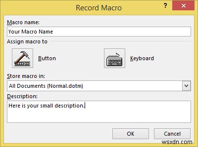Word और Excel में एकाधिक स्वरूपों के लिए शॉर्टकट बटन बनाने के लिए मैक्रो रिकॉर्ड करें 
