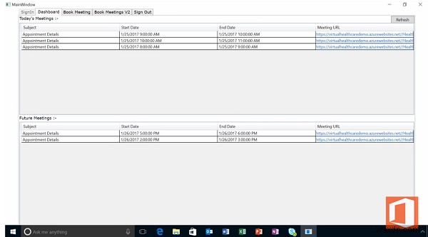 व्यवसाय के लिए Skype के साथ Office 365 वर्चुअल स्वास्थ्य टेम्पलेट का उपयोग करना 