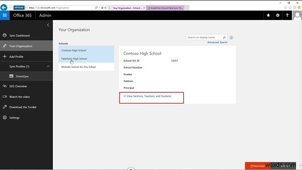 Microsoft स्कूल डेटा सिंक:ऑनलाइन कक्षा स्वचालन समाधान सुविधाएँ 