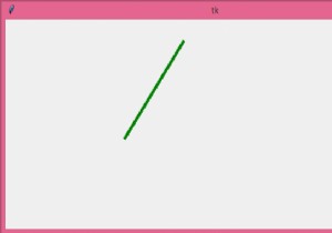 टिंकर कैनवास पर एक रेखा कैसे खींचना है? 